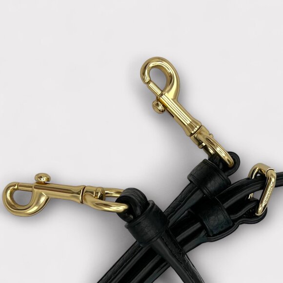 EUC Coach Women’s Black CB854 IMBLK EVA Phone Case Shoulder Bag - Picture 15 of 16